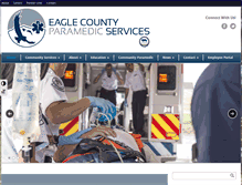 Tablet Screenshot of eaglecountyparamedics.com